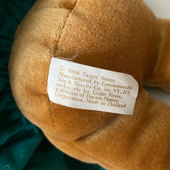 Target Plush Gingerbread Girl Doll Christmas  14” Stuffed Animal Vintage 1990 - Picture 6 of 9